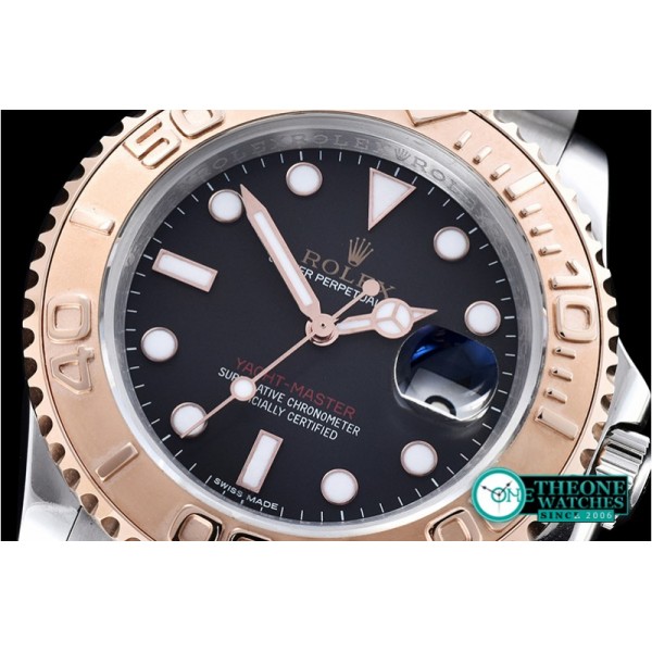 Rolex - YachtMaster 116623 40mm RG/SS Black BP Ult A3135 Mod