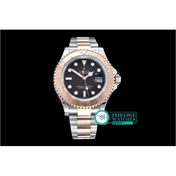 Rolex - YachtMaster 116623 40mm RG/SS Black BP Ult A3135 Mod