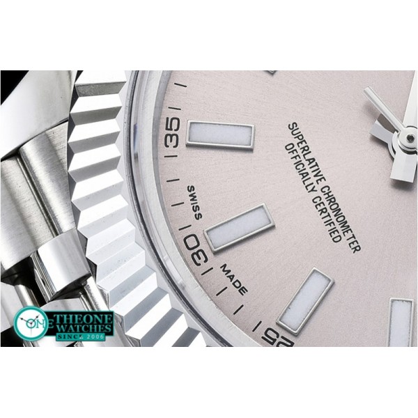 Rolex - DJ2 41mm Jub Flt SS/SS Light Grey Stk BP A3235 Mod