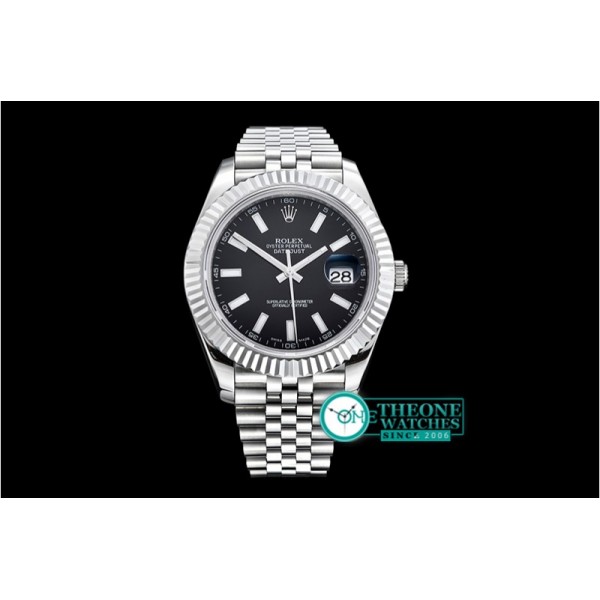 Rolex - DJ2 41mm Jub Flt SS/SS Black Stk BP A3235 Mod