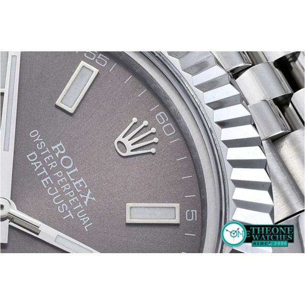 Rolex - DJ2 41mm Jub Flt SS/SS Dark Grey Stk BP A3235 Mod