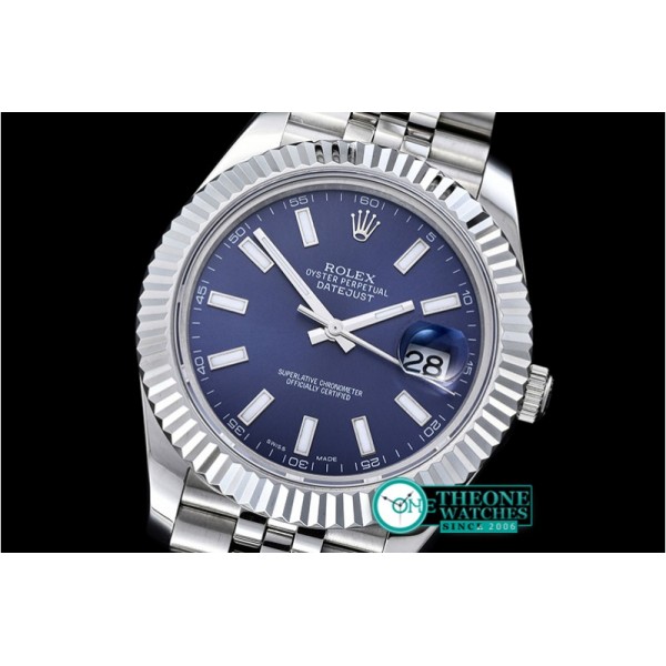 Rolex - DJ2 41mm Jub Flt SS/SS Blue Stk BP A3235 Mod