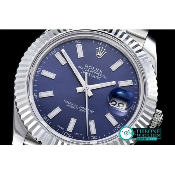 Rolex - DJ2 41mm Jub Flt SS/SS Blue Stk BP A3235 Mod