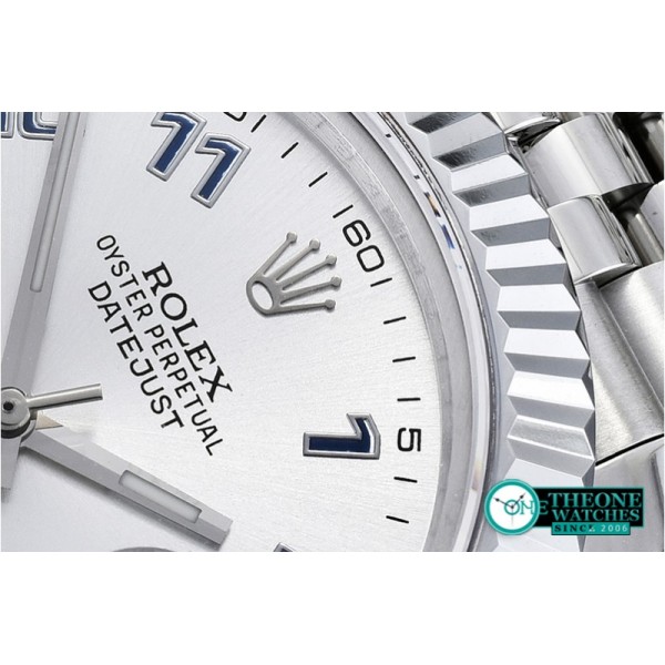 Rolex - DJ2 41mm Jub Flt SS/SS Silv Wht Num BP A3235 Mod