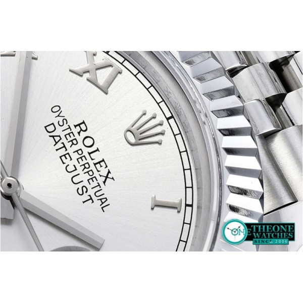 Rolex - DJ2 41mm Jub Flt SS/SS Silv Wht Roman BP A3235 Mod