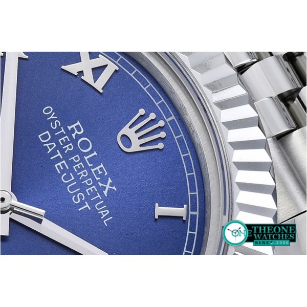 Rolex - DJ2 41mm Jub Flt SS/SS Blue Roman BP A3235 Mod