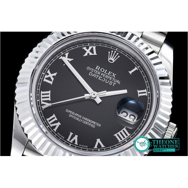 Rolex - DJ2 41mm Jub Flt SS/SS Black Roman BP A3235 Mod