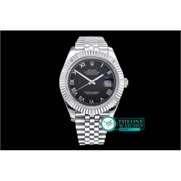 Rolex - DJ2 41mm Jub Flt SS/SS Black Roman BP A3235 Mod