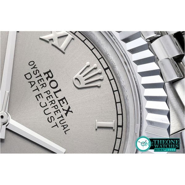 Rolex - DJ2 41mm Jub Flt SS/SS Grey Roman BP A3235 Mod