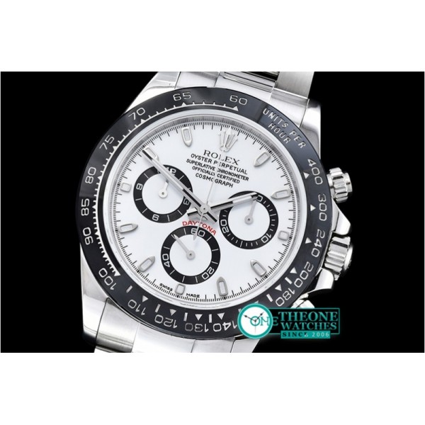 Rolex - Daytona 116500LN Cer Bez SS/SS Wht JF A23J Mod 4130