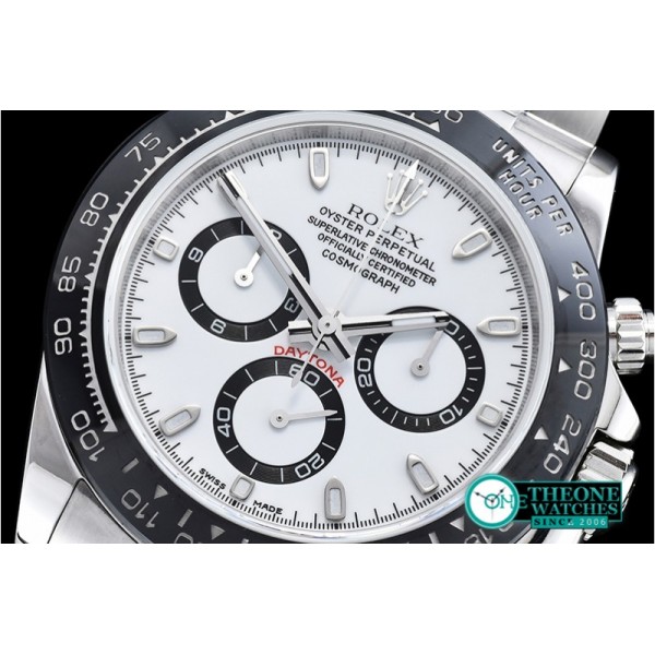 Rolex - Daytona 116500LN Cer Bez SS/SS Wht JF A23J Mod 4130