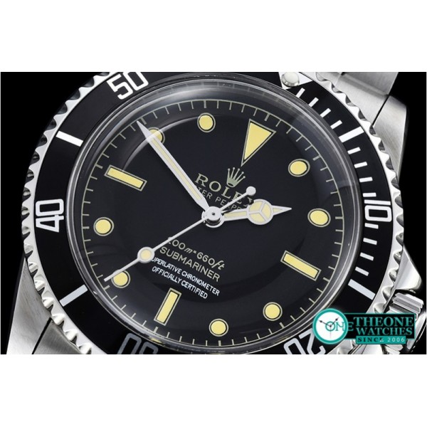 Rolex - Vintage Submariner Ref.5512 Chp SS/SS Blk Asia 2836