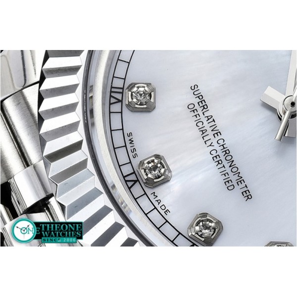 Rolex - DJ2 41mm Jub Flt SS/SS White MOP Diams BP A3235 Mod