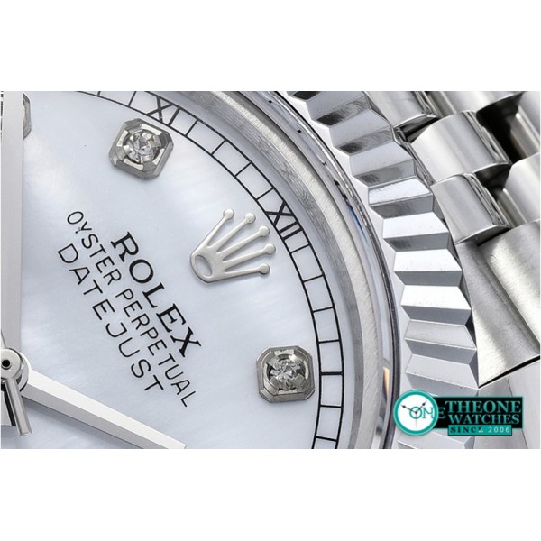 Rolex - DJ2 41mm Jub Flt SS/SS White MOP Diams BP A3235 Mod