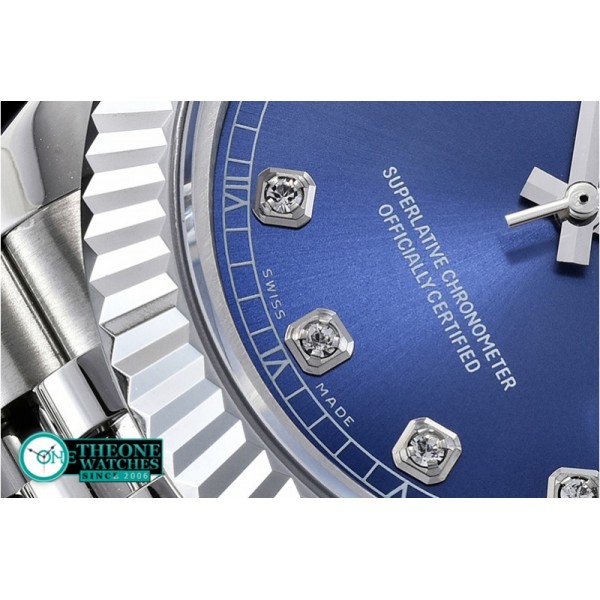 Rolex - DJ2 41mm Jub Flt SS/SS Blue Diams BP A3235 Mod