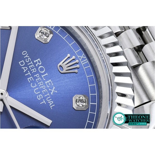 Rolex - DJ2 41mm Jub Flt SS/SS Blue Diams BP A3235 Mod