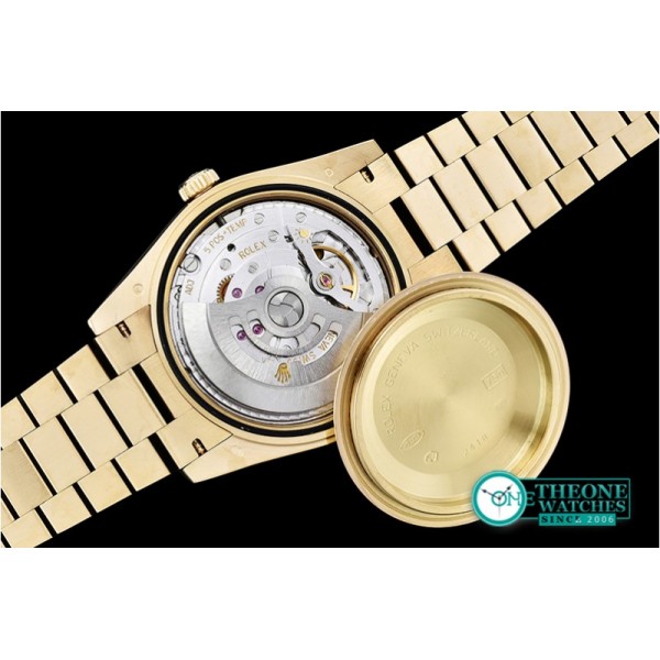 Rolex - DayDate 40mm Flt YG/YG Gold Stick Noob A3255 Mod