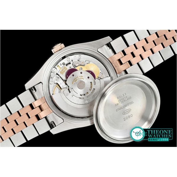 Rolex - DJ 36mm Jub Flt RG/SS Rose Gold Stk BP A3135 Mod