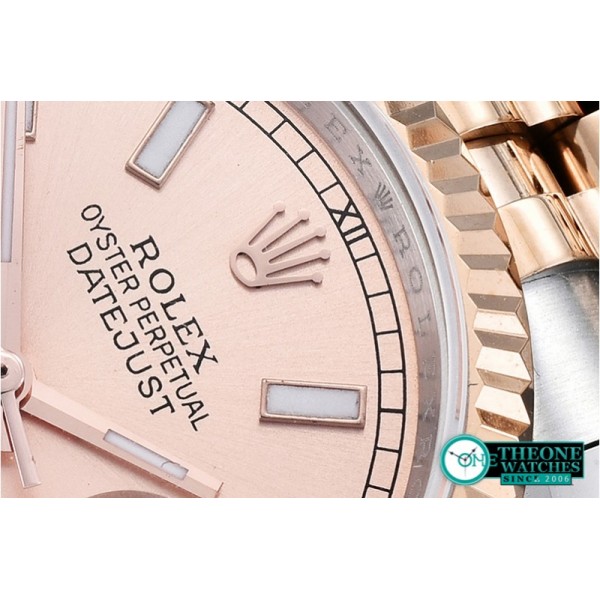 Rolex - DJ 36mm Jub Flt RG/SS Rose Gold Stk BP A3135 Mod