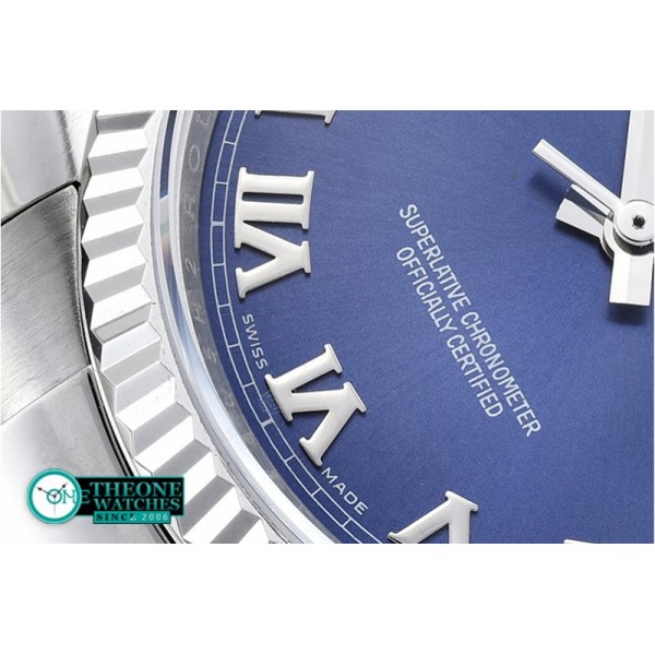 Rolex - DJ 36mm Oyst Flt SS/SS Blue Rmn BP A3135 Mod