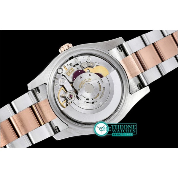 Rolex - DJ 36mm Oyst Flt RG/SS Rose Stick BP A3135 Mod