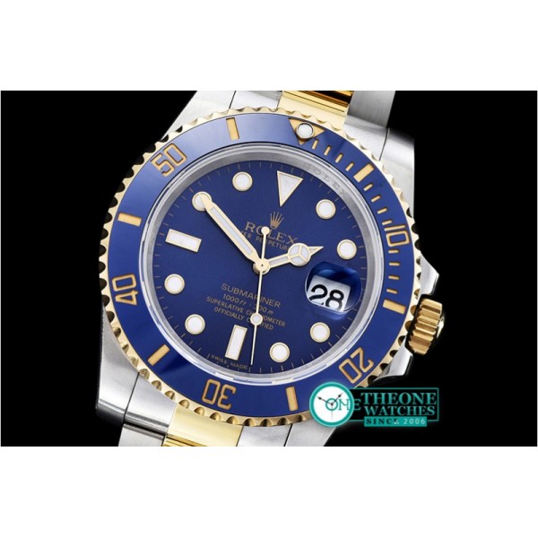 Rolex - Submariner 116613 YG/SS Blue JF Ult A3135 Mod