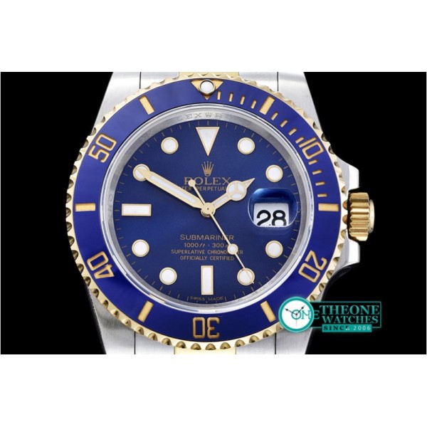 Rolex - Submariner 116613 YG/SS Blue JF Ult A3135 Mod