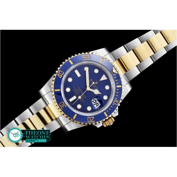 Rolex - Submariner 116613 YG/SS Blue JF Ult A3135 Mod