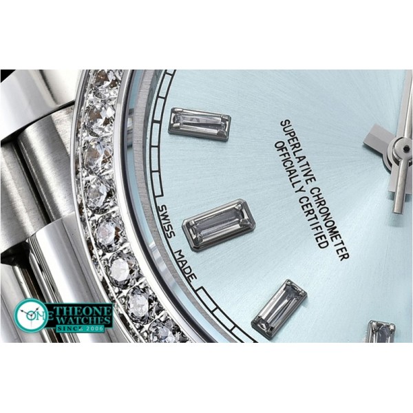 Rolex - DayDate 228206 SS/SS Ice Blue Diam BP Swiss 2836