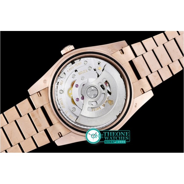 Rolex - DayDate 40mm Flt RG/RG Rose Gold Stick Noob A3255 Mod