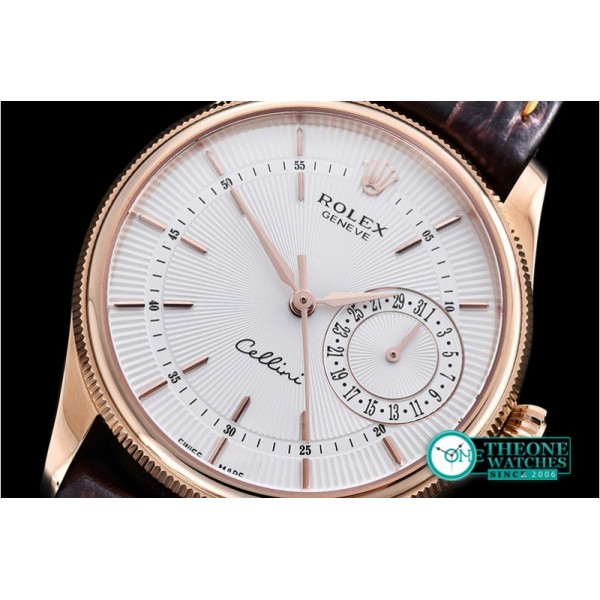 Rolex - Cellini Date 39mm RG/LE White VFF Asia 3165 Mod