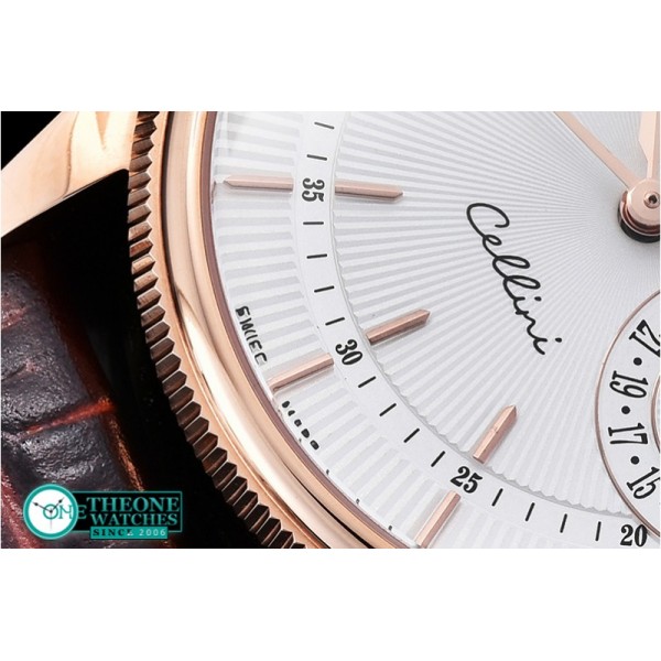 Rolex - Cellini Date 39mm RG/LE White VFF Asia 3165 Mod