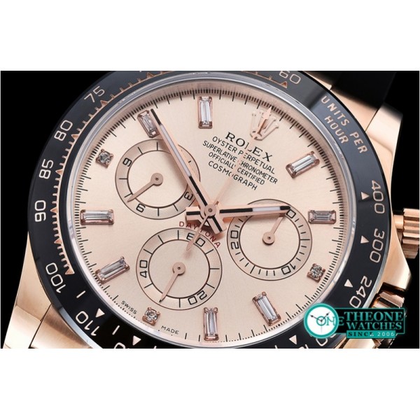 Rolex - Daytona Cer RG/RU Rose Gold Diam BP Ult A7750 Mod