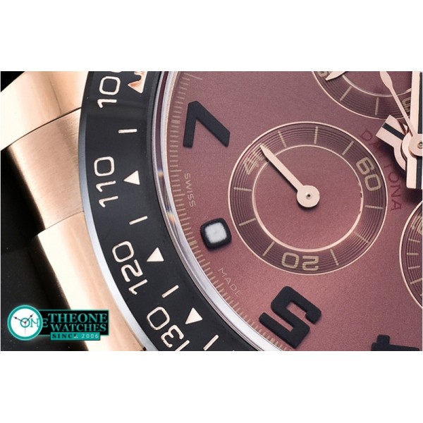 Rolex - Daytona Cer RG/RU Brown Num BP Ult A7750 Mod