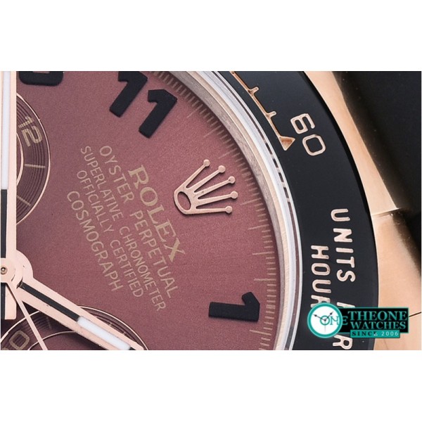 Rolex - Daytona Cer RG/RU Brown Num BP Ult A7750 Mod