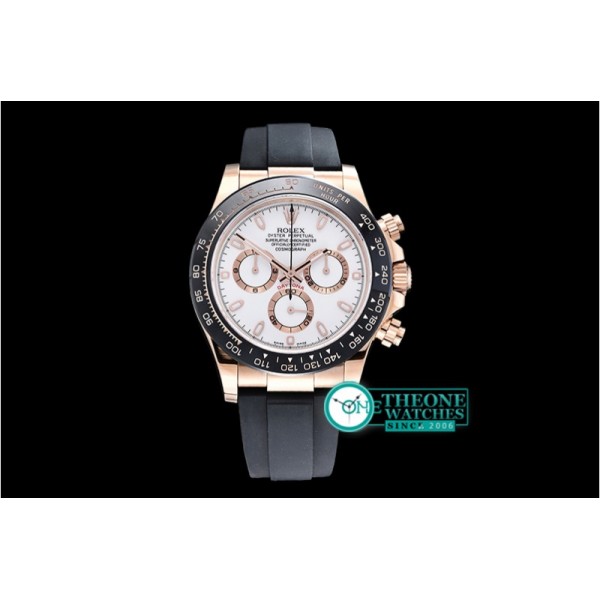 Rolex - Daytona Cer RG/RU White Stick BP Ult A7750 Mod