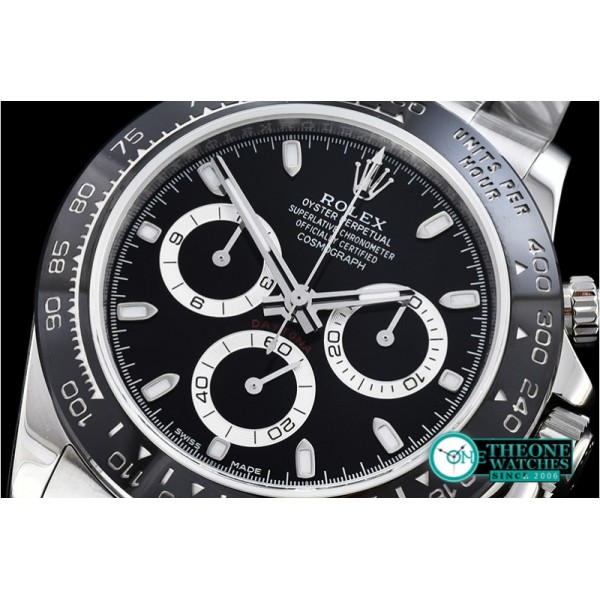 Rolex - Daytona 116500LN Cer Bez SS/SS Blk JF A23J Mod 4130