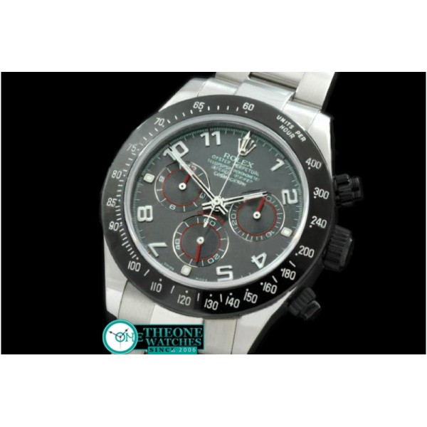 Rolex - SS/PVD Grey Numeral Asia 7750 Running Secs @ 6.00