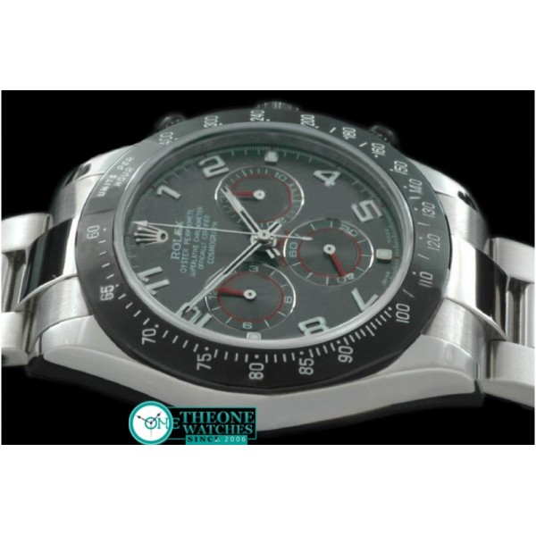 Rolex - SS/PVD Grey Numeral Asia 7750 Running Secs @ 6.00