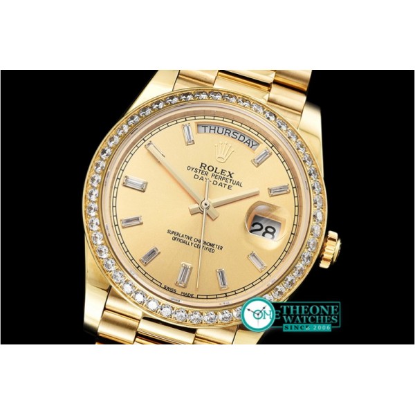 Rolex - DD40 228206 Diam YG/YG Wrap Gold Diam BP Swiss 2836