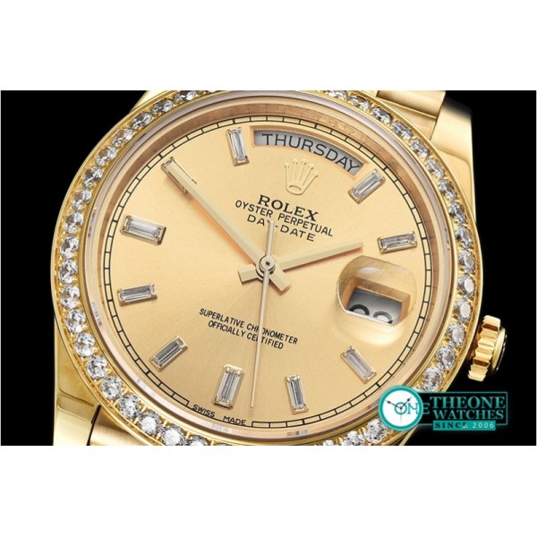 Rolex - DD40 228206 Diam YG/YG Wrap Gold Diam BP Swiss 2836