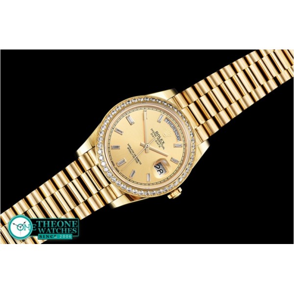 Rolex - DD40 228206 Diam YG/YG Wrap Gold Diam BP Swiss 2836