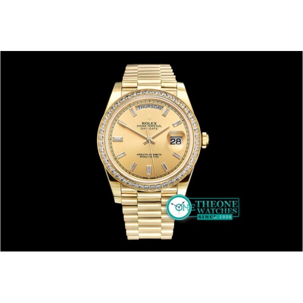 Rolex - DD40 228206 Diam YG/YG Wrap Gold Diam BP Swiss 2836