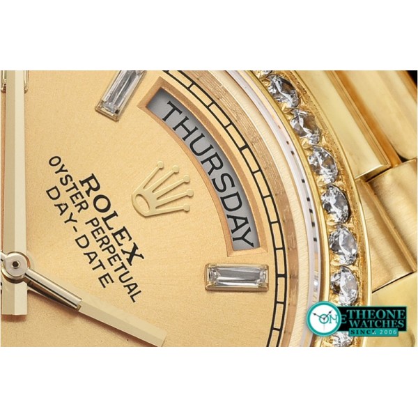 Rolex - DD40 228206 Diam YG/YG Wrap Gold Diam BP Swiss 2836