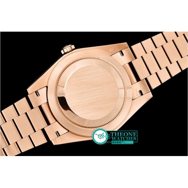 Rolex - DayDate 40mm Flt RG/RG Rose Gold Baug. Diam BP A2836