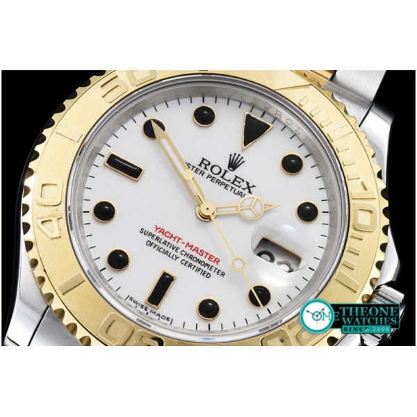 Rolex - YachtMaster 116623 40mm YG/SS White BP Ult A3135 Mod