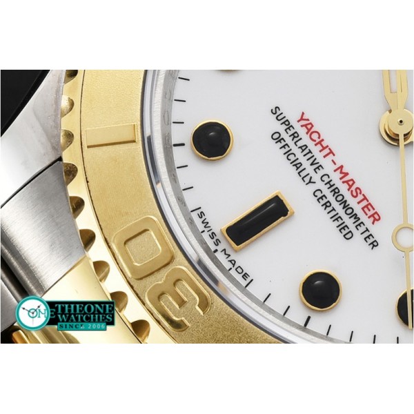 Rolex - YachtMaster 116623 40mm YG/SS White BP Ult A3135 Mod