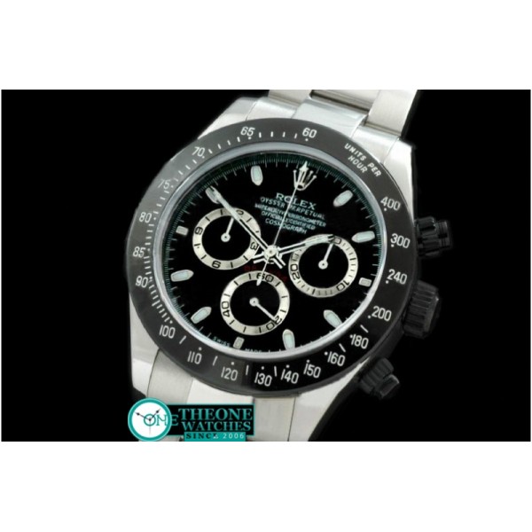 Rolex - SS/PVD Black Sticks Asia 7750 Running Secs @ 6.00