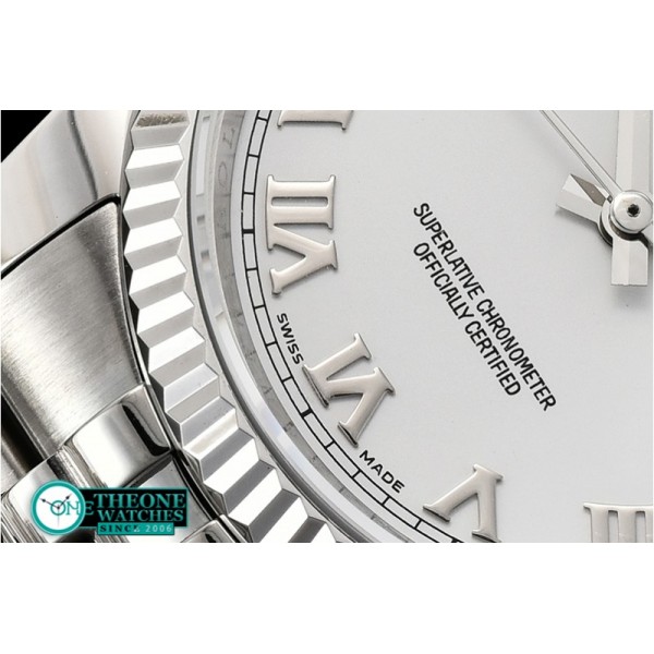 Rolex - DJ 36mm Jub Flt SS/SS White Roman BP A3135 Mod