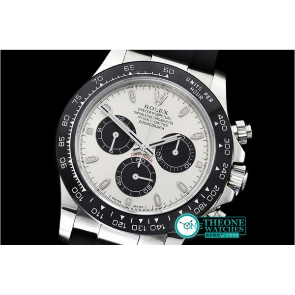 Rolex - Daytona Cer SS/RU White Stk BP Ult A7750 Mod4130